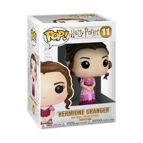 Figura coleccionable Funko de Hermione de la pelicula Harry Potter en caja