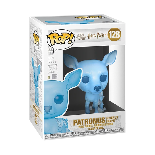 Figura coleccionable Funko del Patronus de Snape de la pelicula Harry Potter en caja