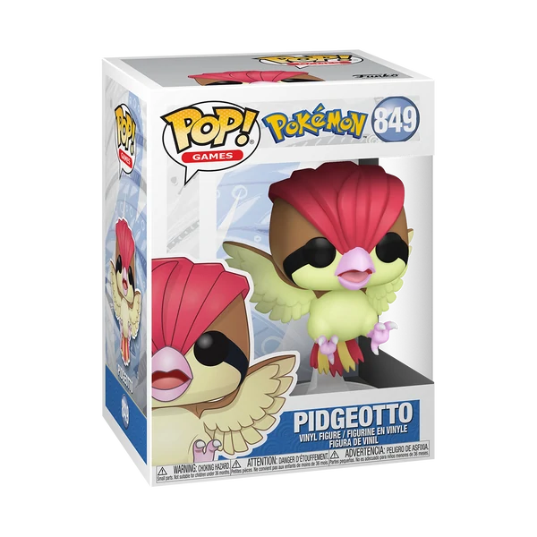 Figura coleccionable Funko de Pidgeotto de la serie Pokemon en caja