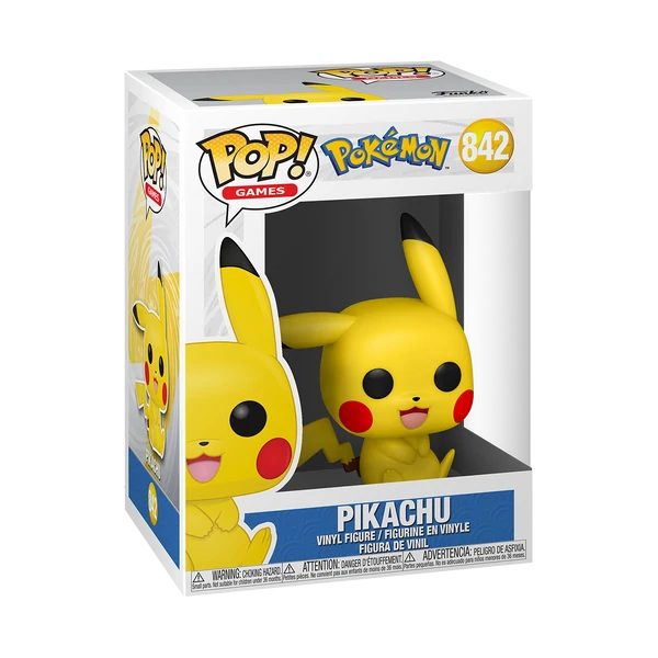 Figura coleccionable Funko de Pikachu de la serie Pokemon en caja